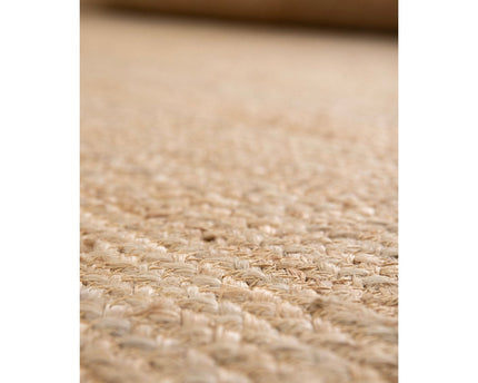 Handgemaakte designermat in Indira Jute