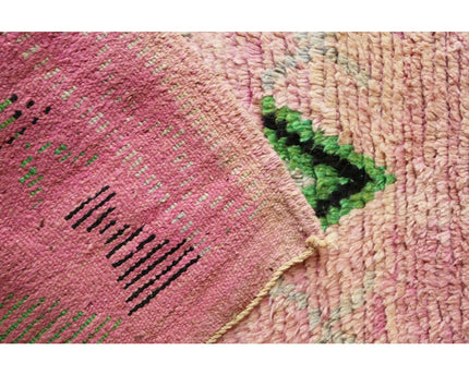Zuiver wollen Marokkaans Berber halkleed 81 x 389 cm