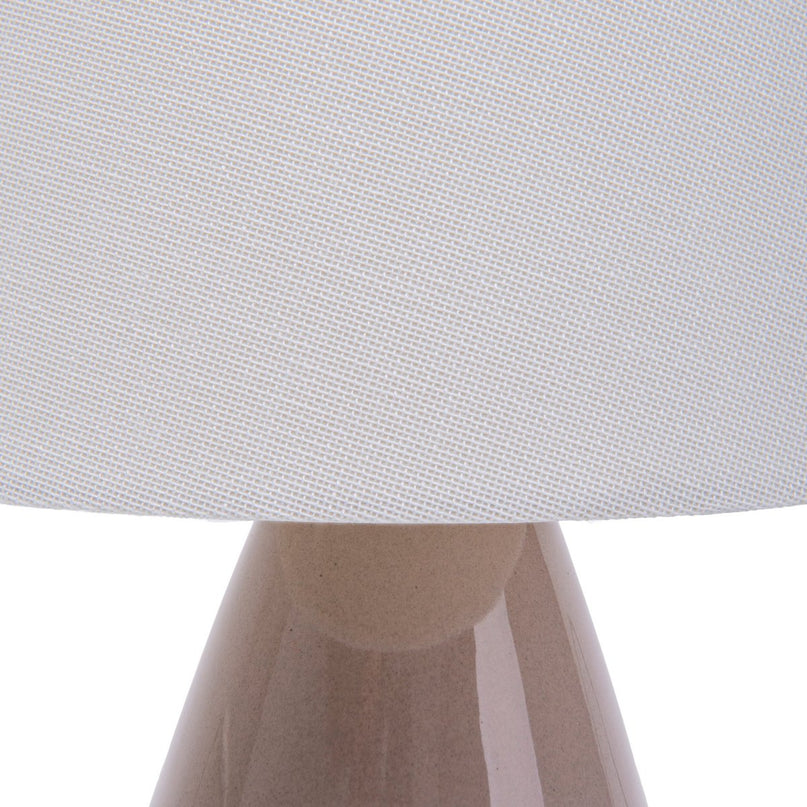 Keramische tafellamp "Carrara" h: 38cm