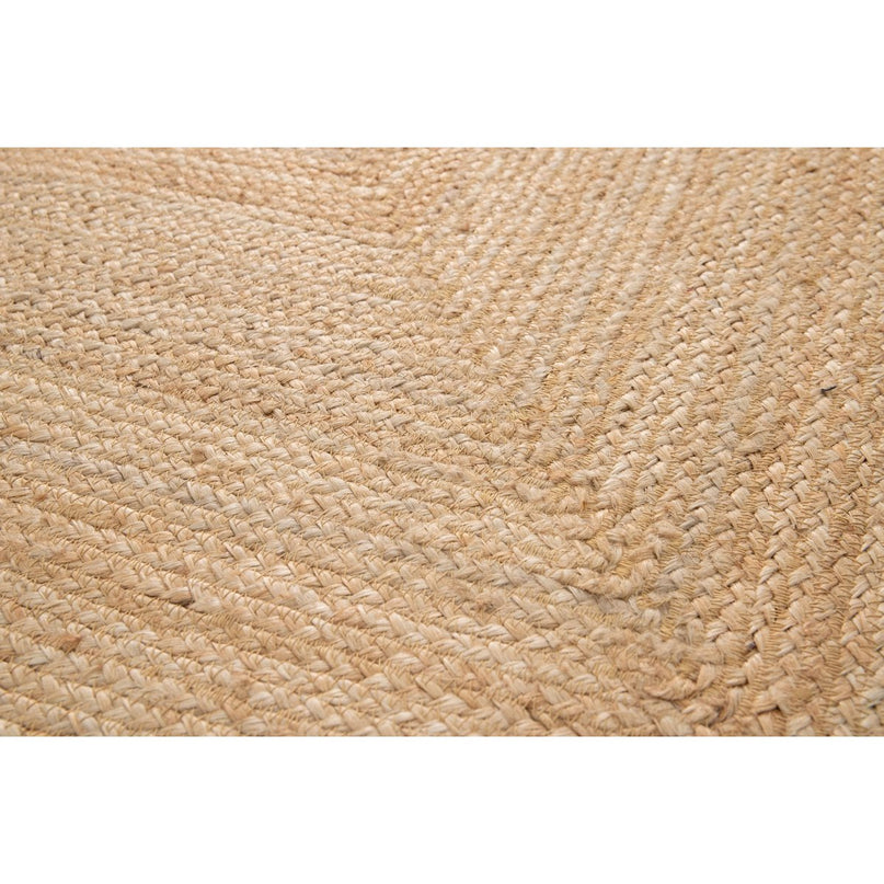 Handgemaakte designermat in Indira Jute