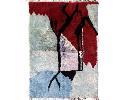 Berberwollen vloerkleed van M'Rirt 120 x 177 cm