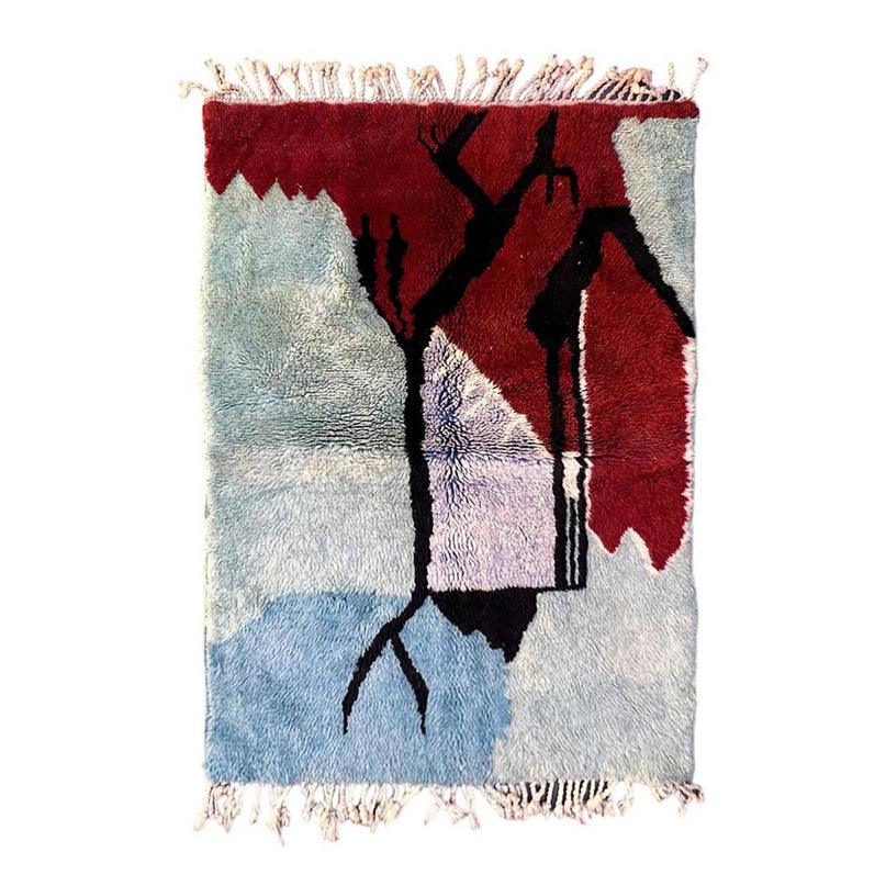 Berberwollen vloerkleed van M'Rirt 120 x 177 cm