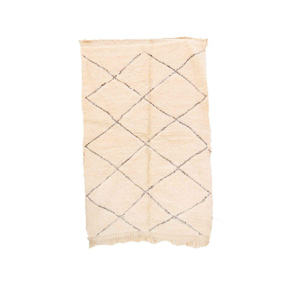 Zuiver wollen Marokkaans Berber-tapijt 144 x 228 cm
