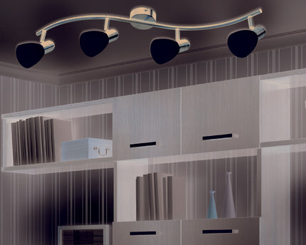 4 LED-wand u. Plafondspot "Mestre"