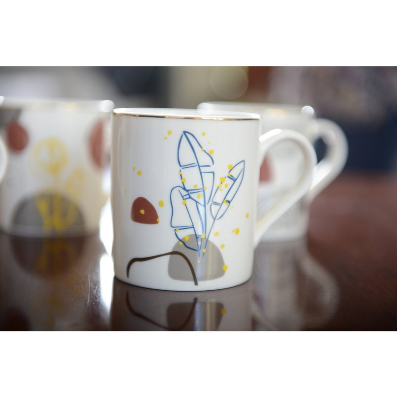 390 ml art deco mokken - veel van 4