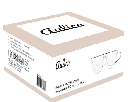 Dubbele muur chocoladebekers 370 ml - veel 2