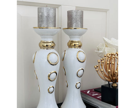 Set van 2 stuks cirkelkaarshouder Maat: H:34cm B:11cm