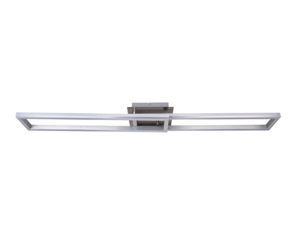 LED CCT-plafondlamp + RGB-backlight "Bantry" met veel functies, 115 cm lang, inclusief afstandsbediening