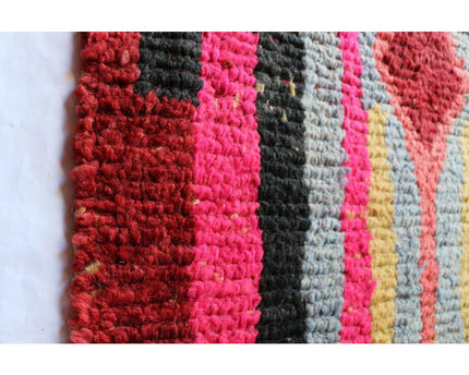 Zuiver wollen Marokkaans Berber halkleed 75 x 402 cm