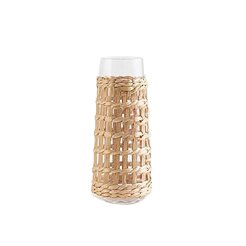 Rattan carafe 12x12x28cm
