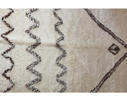 Zuiver wollen Marokkaans Berber-tapijt 195 x 311 cm