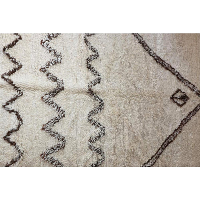 Zuiver wollen Marokkaans Berber-tapijt 195 x 311 cm