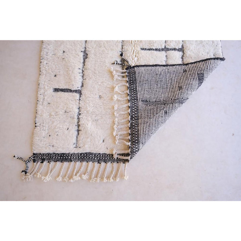 Zuiver wollen Marokkaans Berber-tapijt 152 x 244 cm