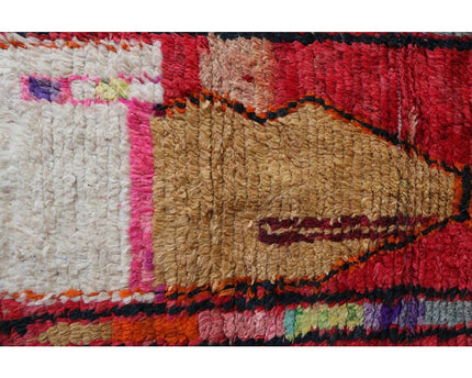 Zuiver wollen Marokkaans Berber halkleed 67 x 344 cm