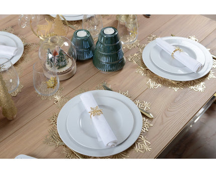 Golden Flock Glass - veel van 6