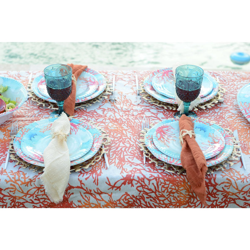 Corail melamine dessertplaat 23x23x2cm