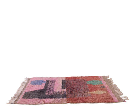 Zuiver wollen Marokkaans Berberkleed 115 x 187 cm