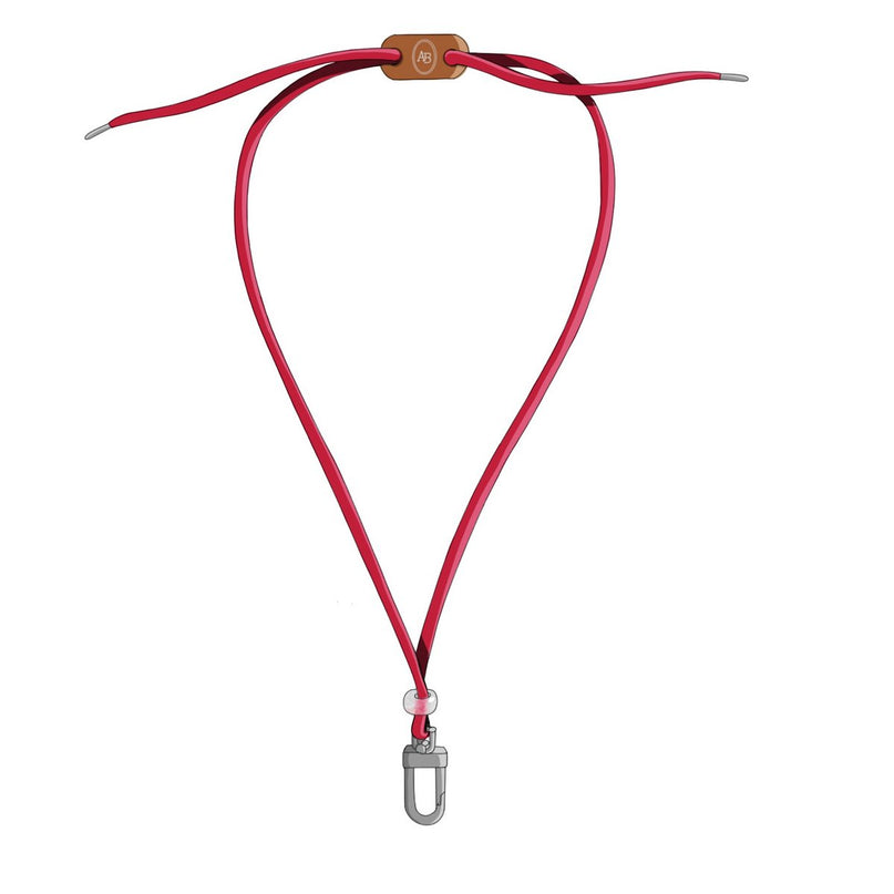 Lange ketting Eve katoenen ring (bril/badge houder)