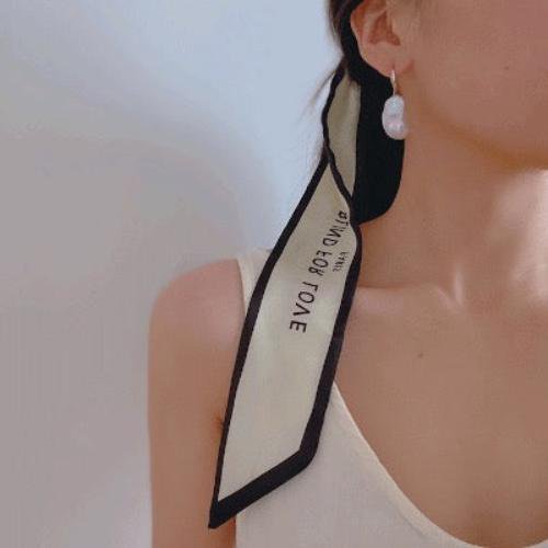 Dikke barokke parel grote drop oorbellen