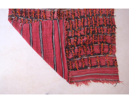 Zuiver wollen Marokkaans Kelim Berber tapijt 175 x 467 cm