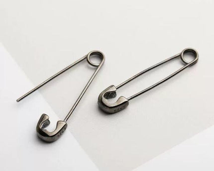 Unieke minimalistische paperclip-oorbellen - één paar