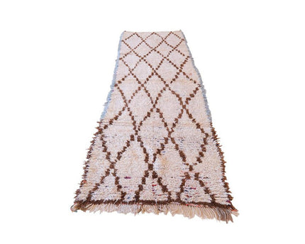 Zuiver wollen Marokkaans Berber-tapijt 98 x 278 cm