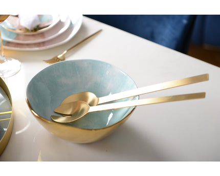 Gouden salade bestek