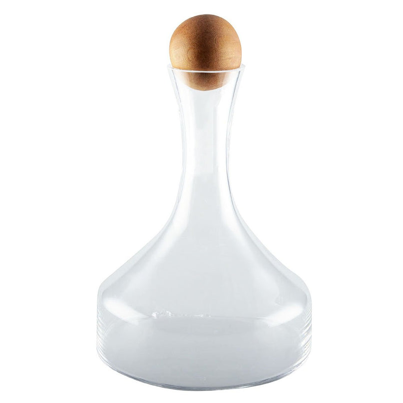 Karaf om te decanteren met houten pet