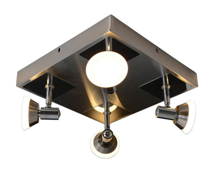4 LED plafondlamp "Jericho" d:28cm