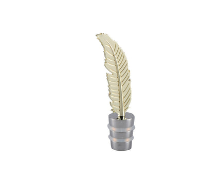 Gouden veerfles dop
