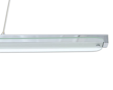 LED hanglamp "balk" in totaal 18W, 100 cm lang, met stevig ingebouwde LED's, dimbaar, kleurtemperatuur verstelbaar, voor eetkamer en kantoor