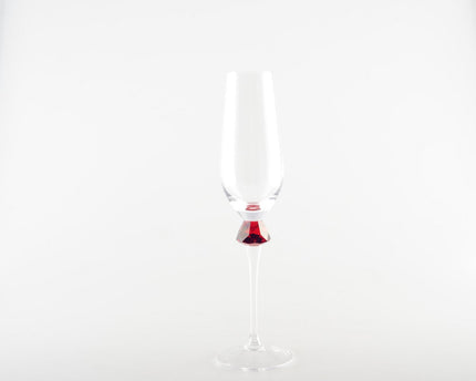 Flutes met 4 -gekleurde diamantvoet - veel van 4