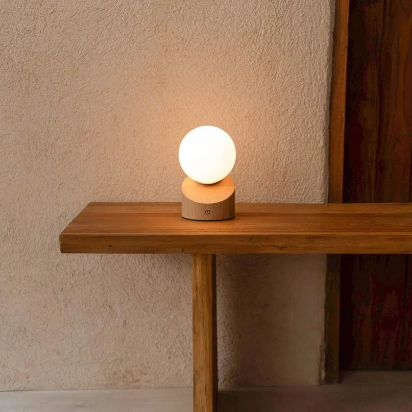 Morris stijlvolle oplaadbare lamp – draadloos, dimbaar, milieuvriendelijk ontwerp