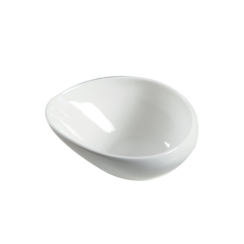 Soep witte keramische kom