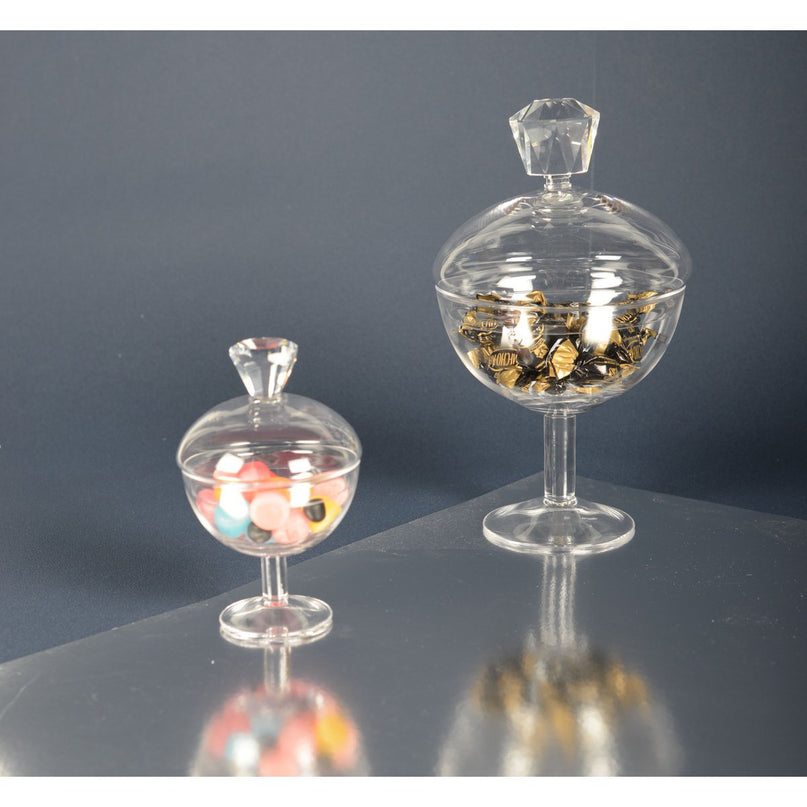 Glazen snoep met H24cm diamant