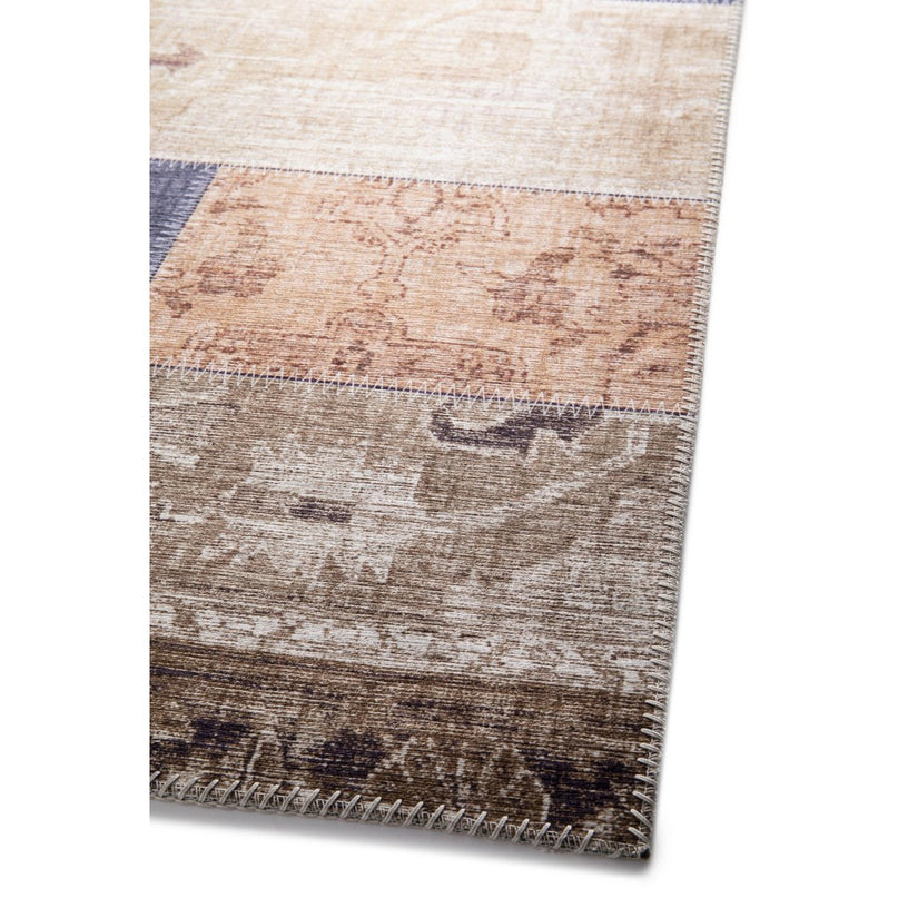 Patchwork tapijt afwerking Engels naaien caravan