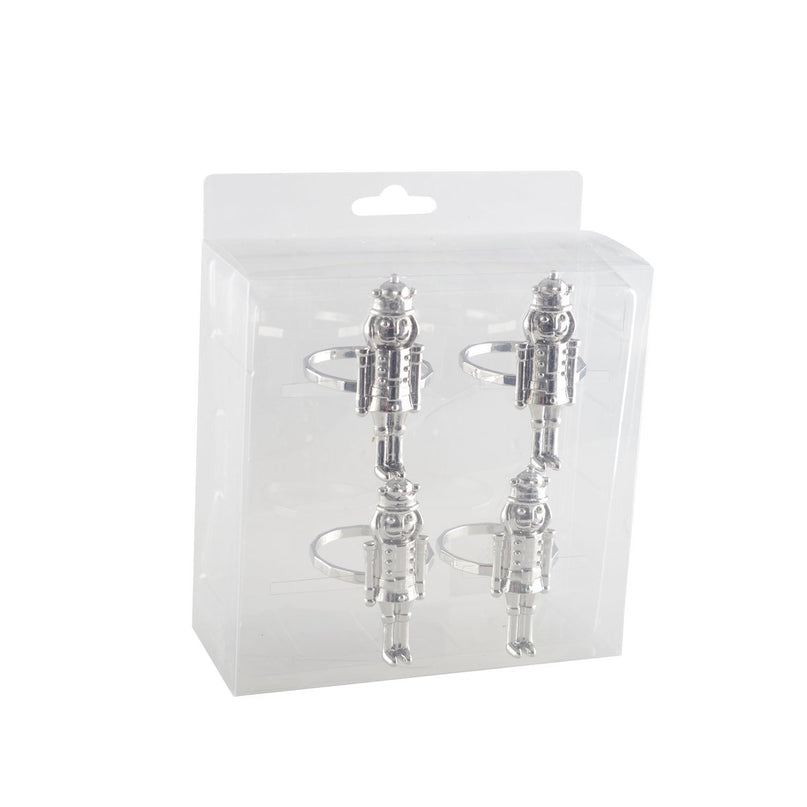 Veel 4 rondes van zilveren hazelnoot zilveren handdoeken