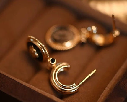 Vintage geïnspireerde Rose Drop oorbellen
