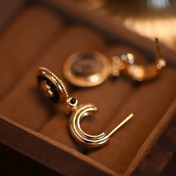 Vintage geïnspireerde Rose Drop oorbellen