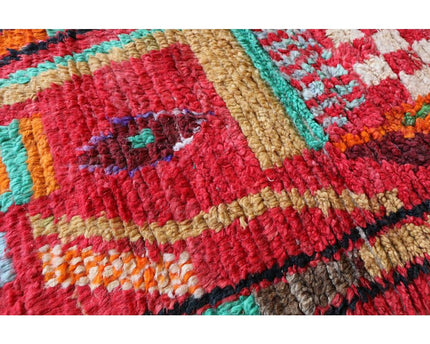 Zuiver wollen Marokkaans Berber halkleed 67 x 344 cm