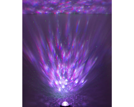 Atmosferische Galaxy LED -projector, decoratieve verlichting gemaakt van plastic, kleurrijke, geïntegreerde LED, voor binnen