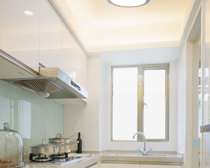 LED -plafondlamp "bonus", functie, metalen plafondlamp.
