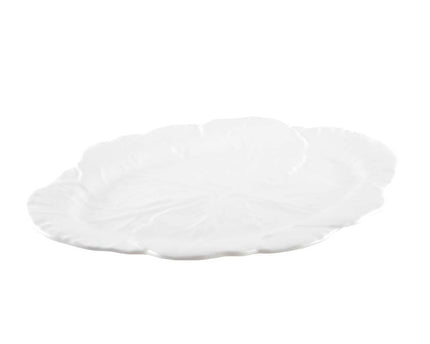 Wit ovaal gerecht in melamine 50x40x2cm