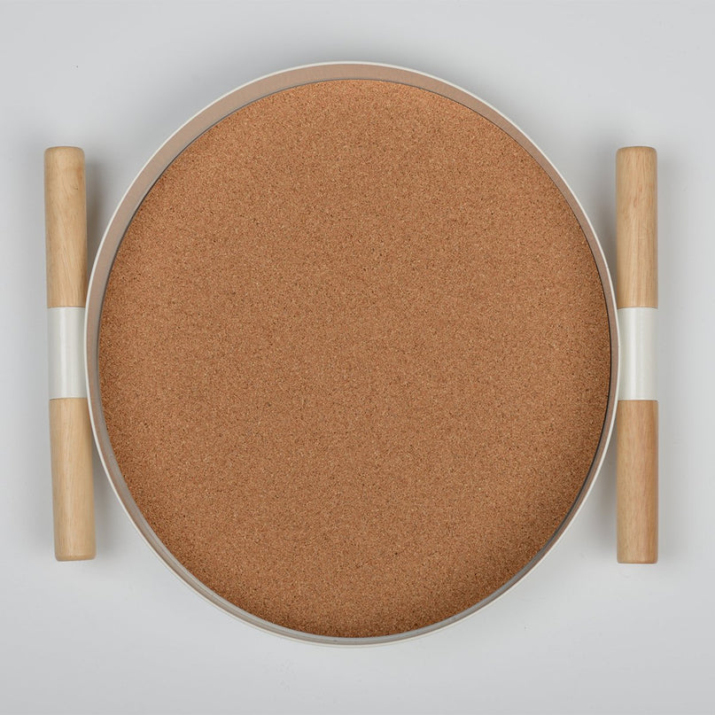 Witte ronde kurklade