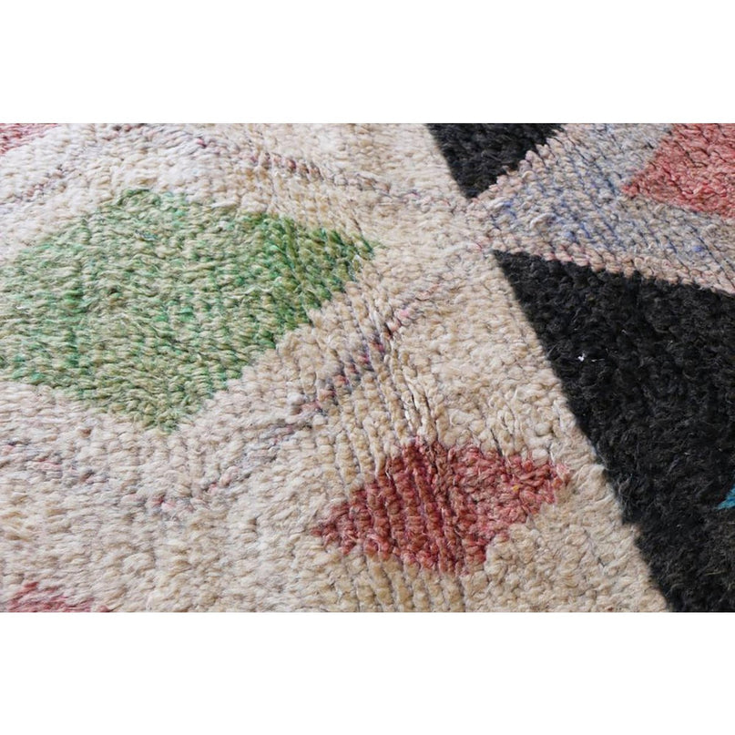 Kleurrijk Berber Boujaad halkleed 89 x 492 cm