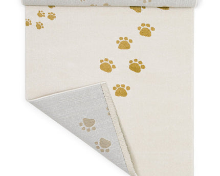 Zacht en comfortabel kindervloerkleed BEAR FOOTPRINTS