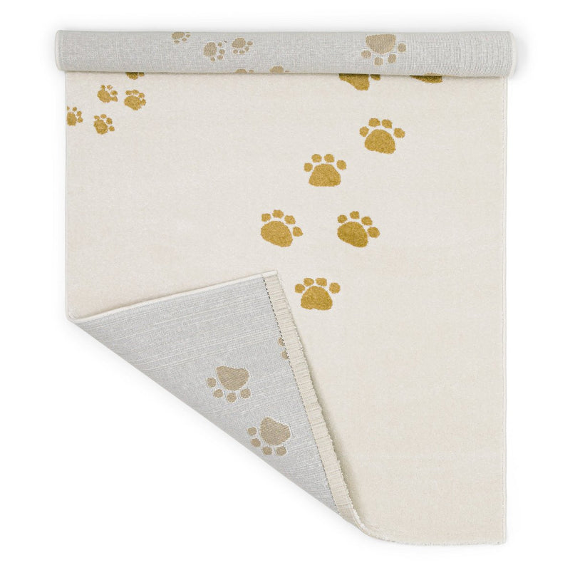 Zacht en comfortabel kindervloerkleed BEAR FOOTPRINTS