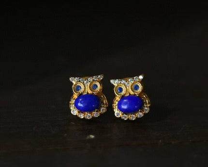 Lapis Lazuli Uil oorstekers
