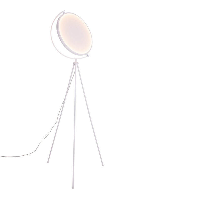 Textiel vloerlamp "Munega" h: 156cm