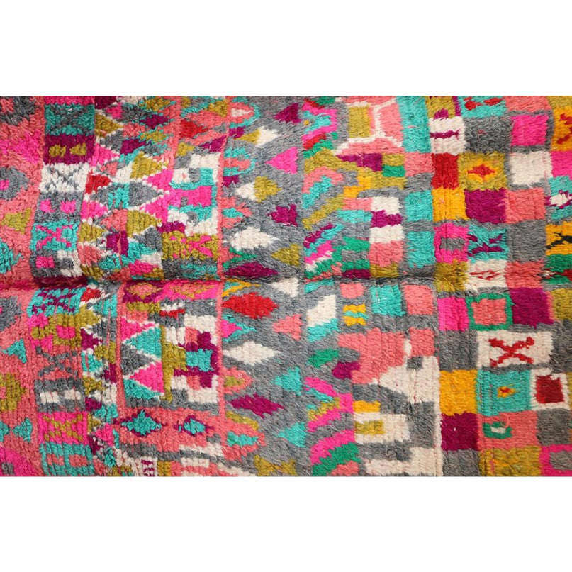 Zuiver wollen Marokkaans Berber-tapijt 139 x 247 cm